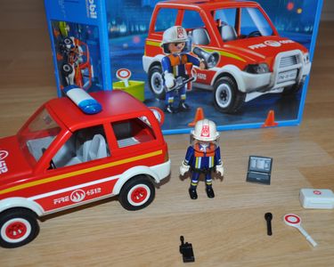 Playmobil 4822 voiture et pompier - Jeux & Jouets