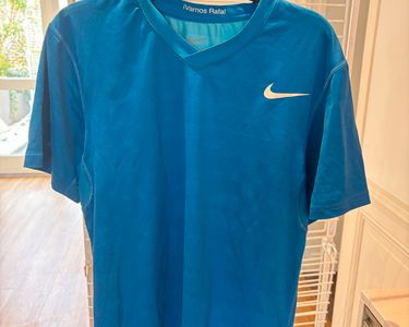 Maillot De Tennis Rafael Nadal Roland Garros 2011 – Bleu, Taille S, Dri-Fit, Parfait état