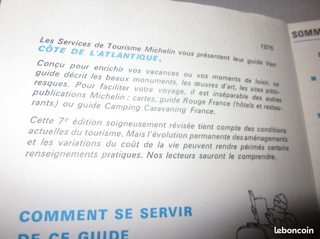 Livre collection Michelin sur la cote atlantique (image 4)