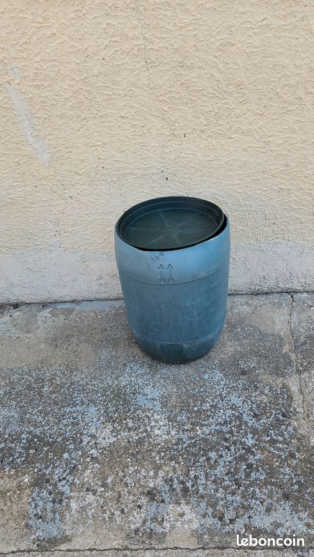 TONNEAU vert Grande Contenance avec COUVERCLE 35 litres (image 3)