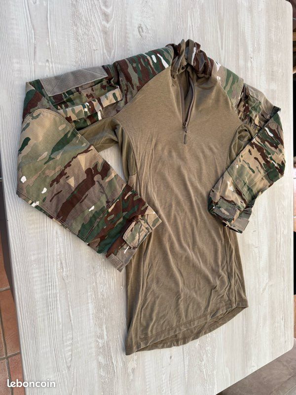 Chemise De Combat Tactique - Multicam Rip-Stop - Manches Courtes - Été - Ukraine