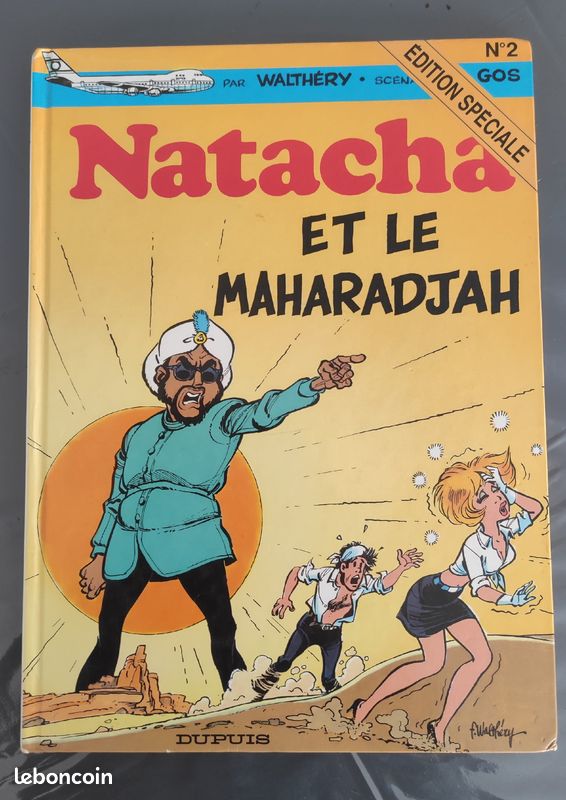 BD Natacha Tome 2 – Natacha et le Maharadjah Dupuis 1997 (image 1)