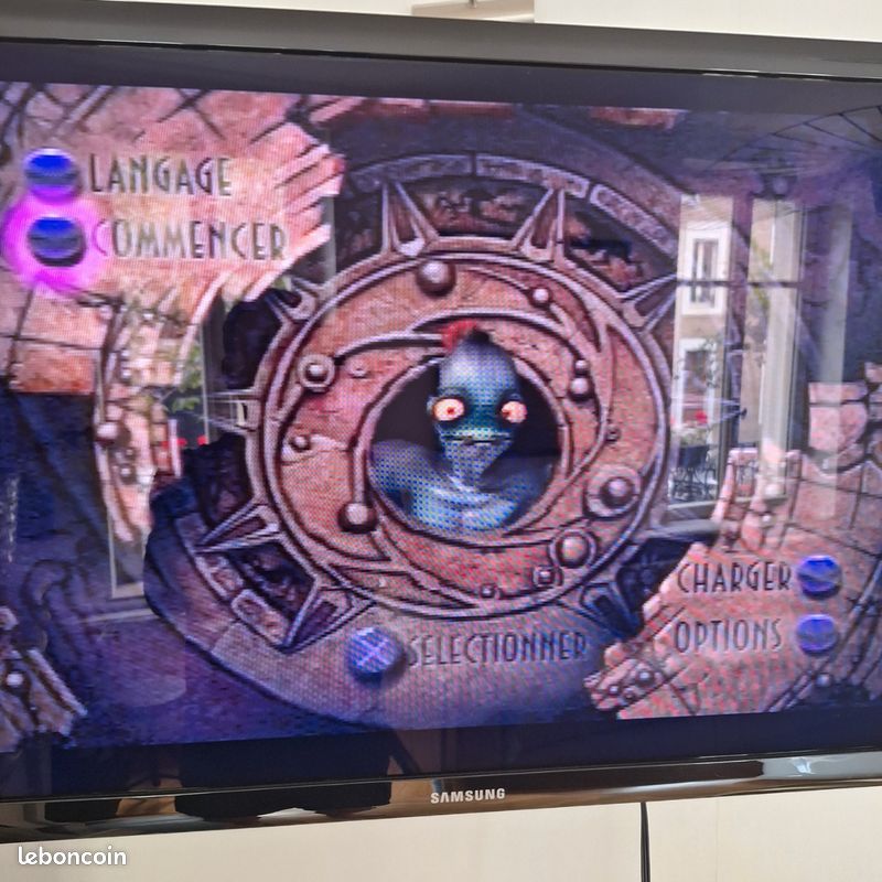 Oddworld : L'Odyssée D'Abe Sur PS1 - Version Platinum PAL (jeu Seul, état Correct)