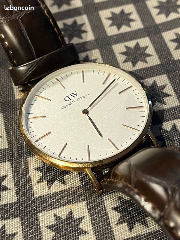 Superbe montre homme Daniel Wellington Japan mouvement B7 bracelet