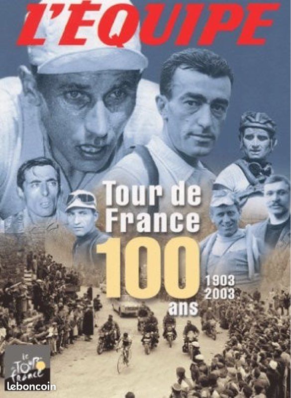 Livre sur le tour de France, 1903 à 1939 47, 77, 78, 2003 (image 1)