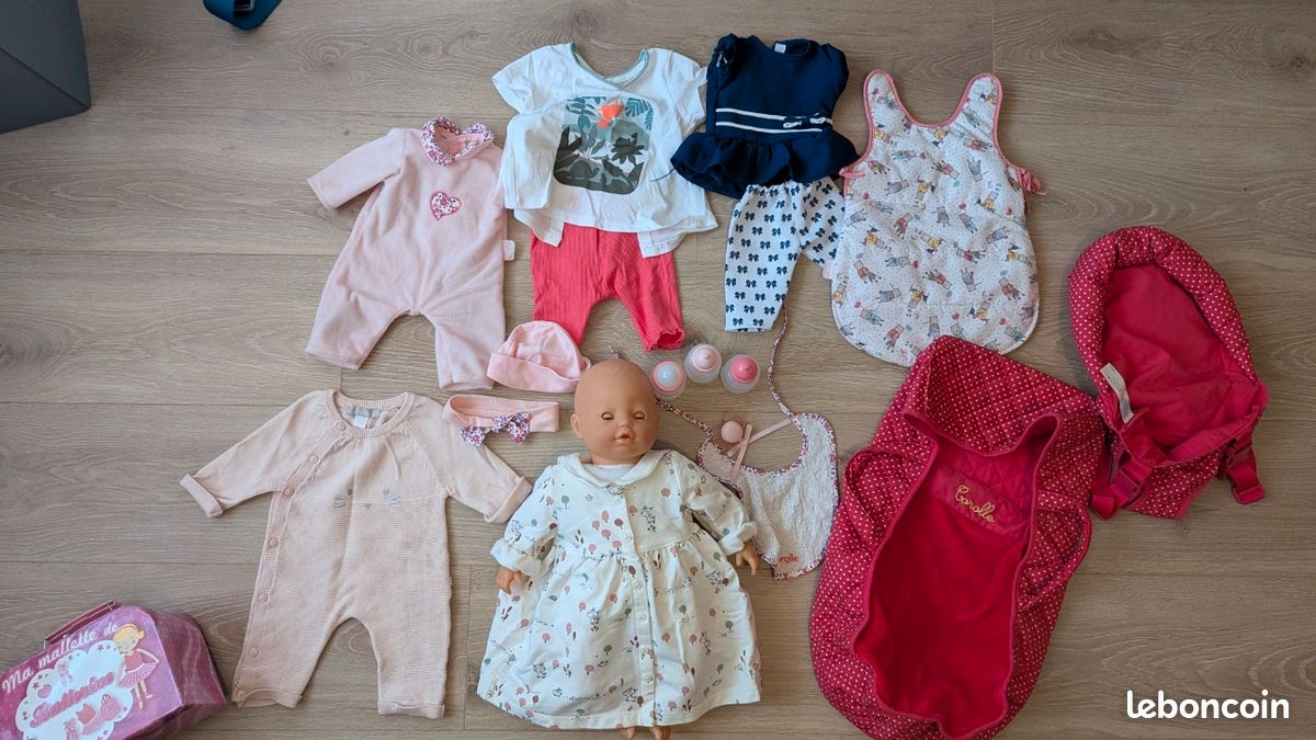 Ensemble bébé corolle 36cm avec sa poussette (image 1)