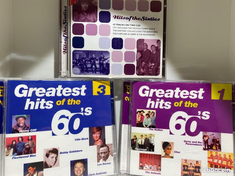 CD 3 COFFRETS / Hits des années 60 (image 1)