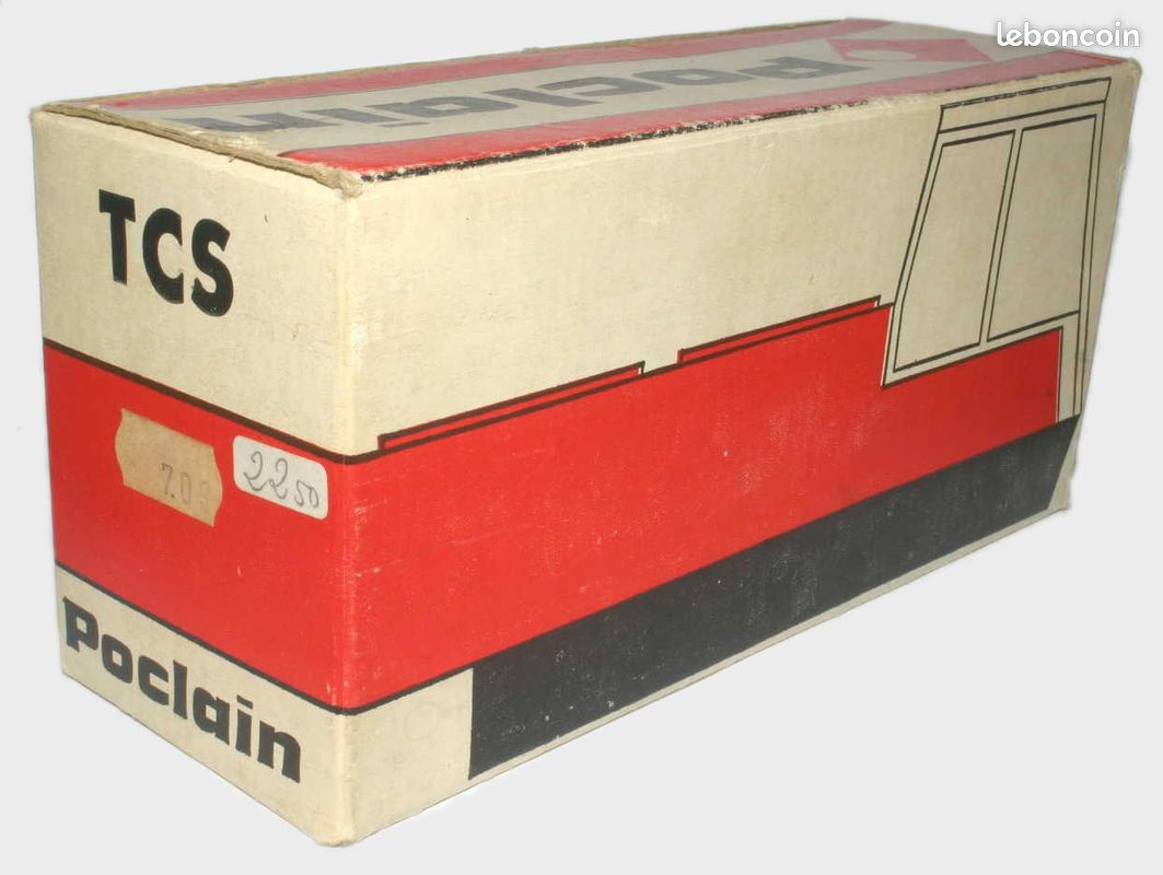 Miniature Poclain HC300 TL De Bourbon - 1:43 - Engin De Chantier - Collection
