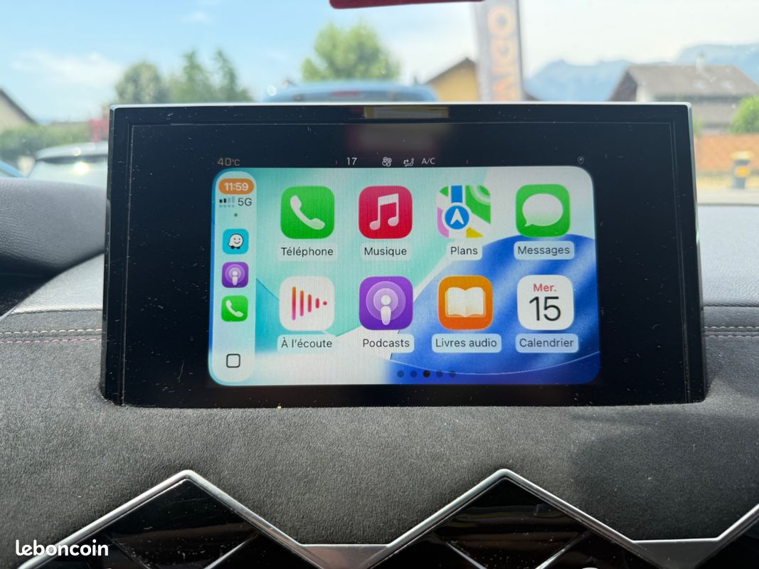 DS DS 3 CROSSBACK 1.2 PURETECH 130CH PERFORMANCE LINE BVA - APPLE CAR PLAY - ATTELAGe (image 8)