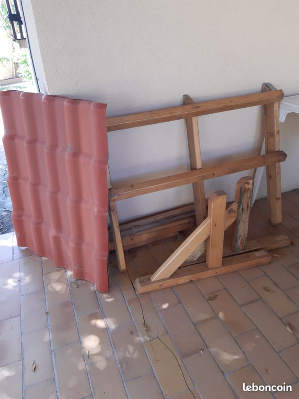 Auvent (marquise) en pin (image 2)