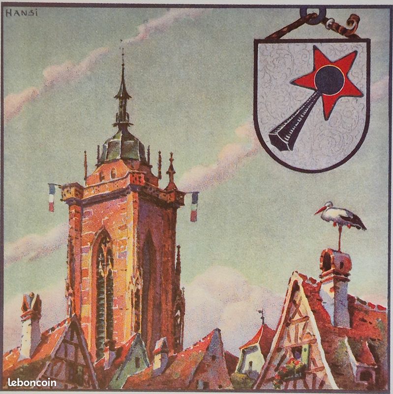 Livre COLMAR EN FRANCE 110 Aquarelles, Dessins, Eaux-Fortes par HANSI - Etat comme NEUF ( Carlos Fischer Alsace Alsatia ) (image 16)