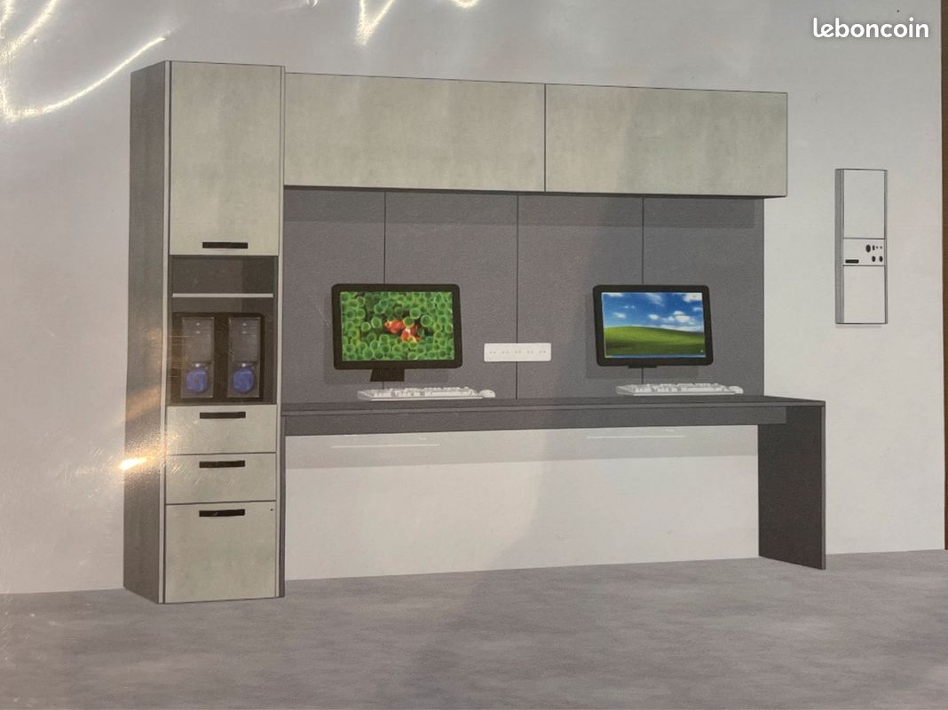 Ensemble de bureau Miton Menta Bilamine (image 3)