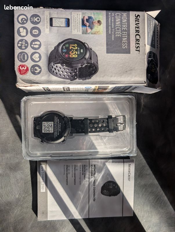 Montre Connectée SILVERCREST SSG500A1 – Fitness, 45mm, Android