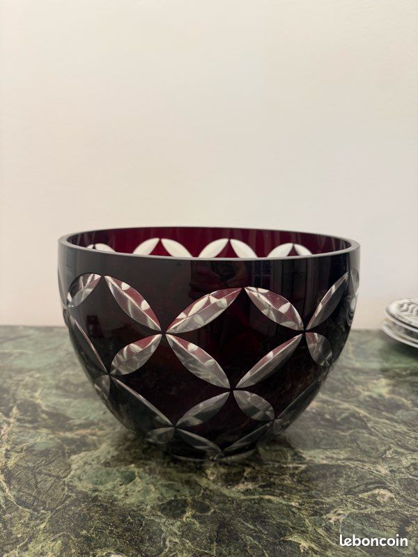 Coupe en cristal de Bohême (1 pièce) - Vessière frères