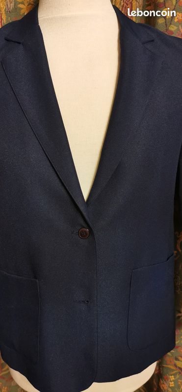 Blazer bleu marine T 38/40 (image 4)