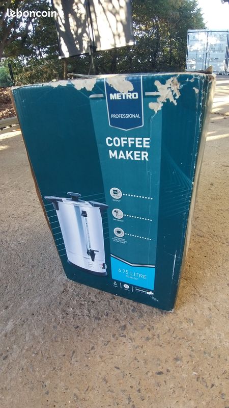 Percolateur à Café Professionnel METRO 6,75L (45 Tasses) Inox – Avec Boîte & Notice (image 2)