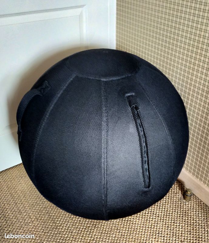Balle assise ergonomique ballon ZEN noir (image 7)
