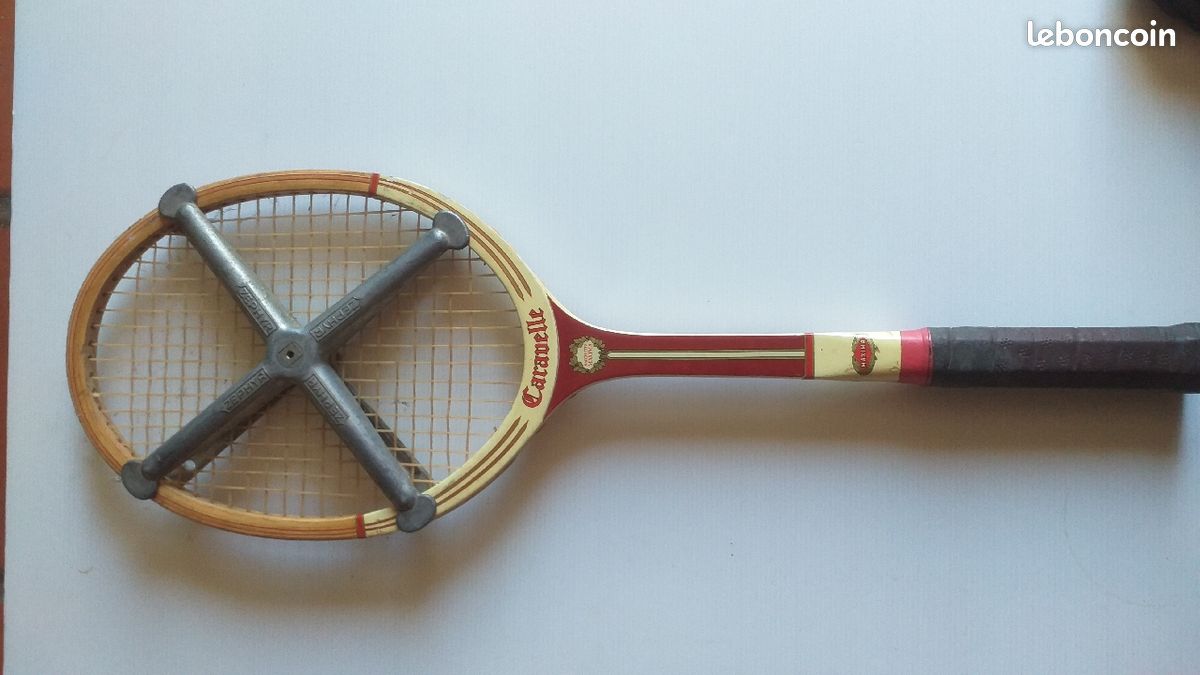 Raquette De Tennis En Bois Caravelle Snauwaert - Vintage - Bel état