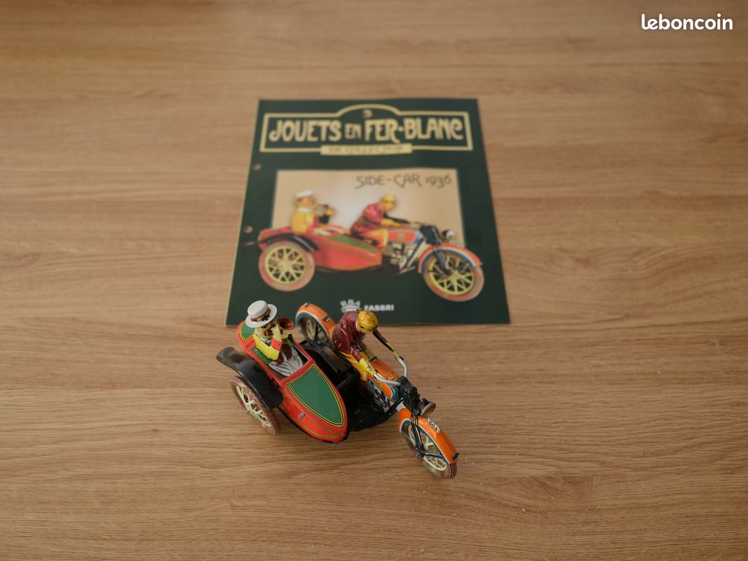 NEUF TIN TOY Jouet Mecanique Paya Clef Fer Blanc Fabbri Wagon Shell Train Jaune EUR 39,99 - FR