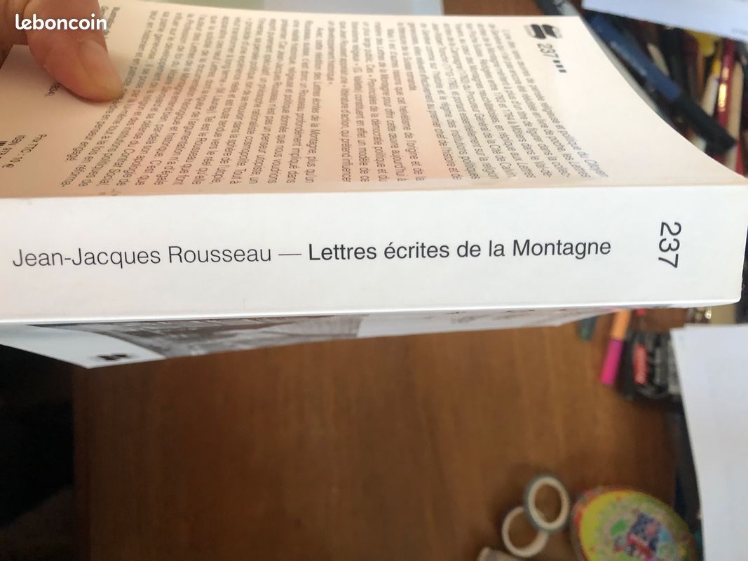 Rousseau Lettres écrites de la montagne (image 4)
