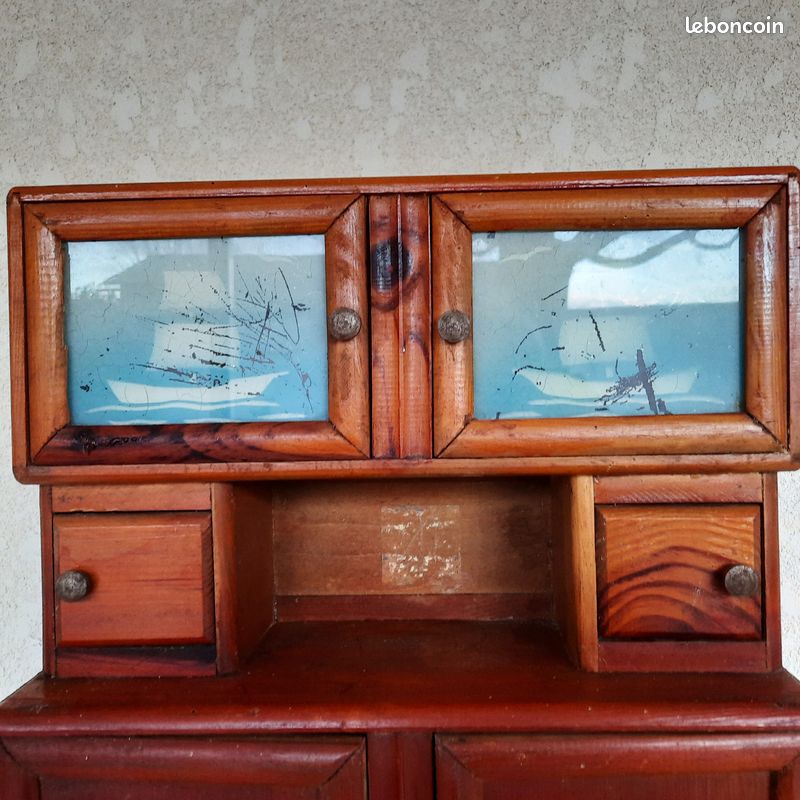 Meuble De Poupée Buffet Mado Vintage Maison De