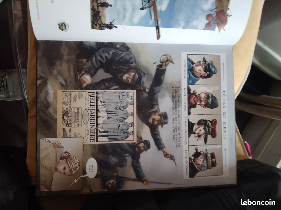 Bd La fille de l'air Tome 2 No womans' land dédicace par les auteurs Davoz et Plateau (image 11)
