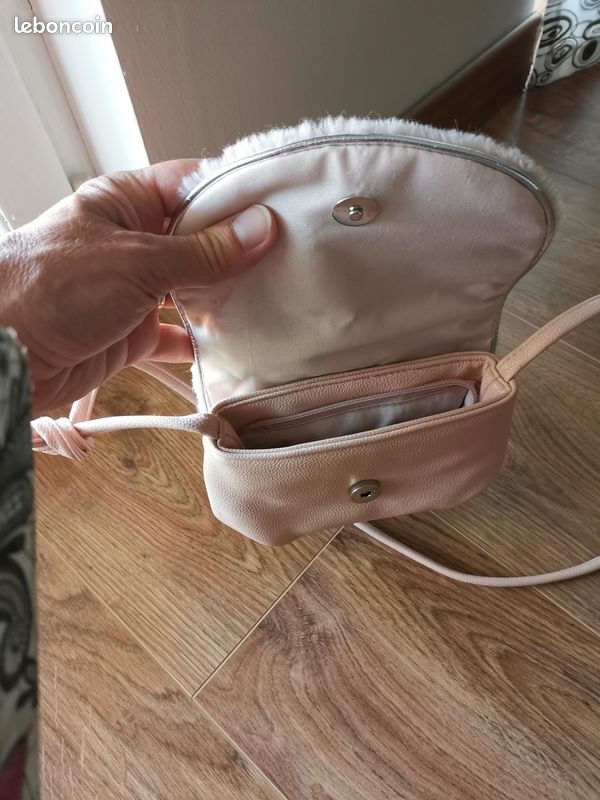 Sac à main enfant chat rose (image 2)