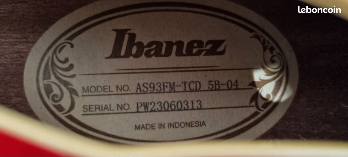 Pack Ibanez AS93 Cherry Red + Étui rigide + Ampli Cort 15W (image 7)