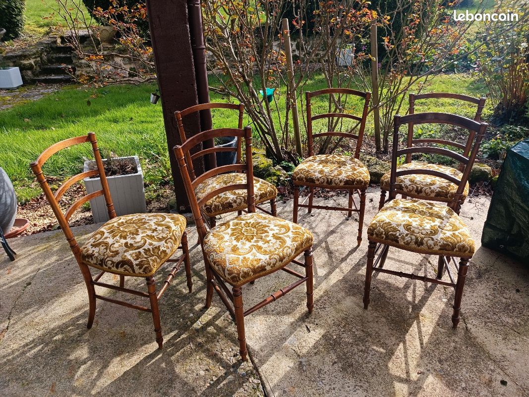 6 chaises style Napoléon (image 1)