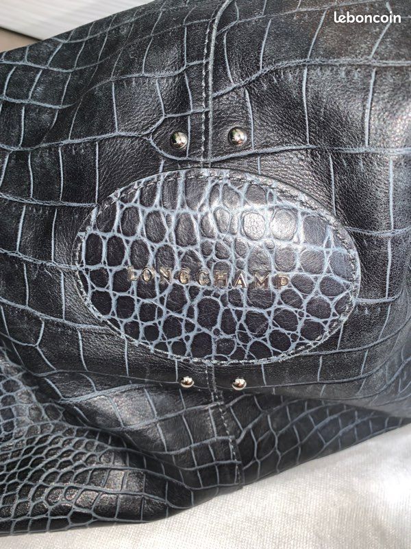 Sac Longchamp bleu marine (image 2)