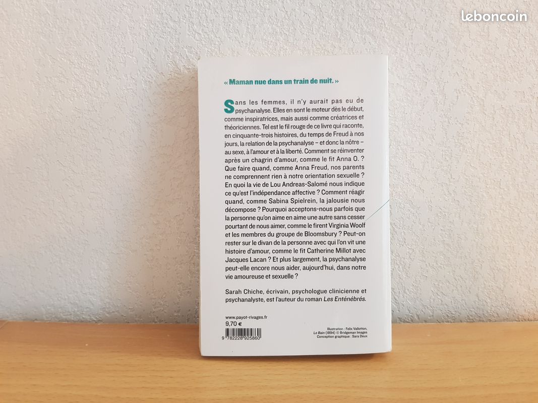 Une histoire érotique de la psychanalyse de Sarah Chiche - Livres