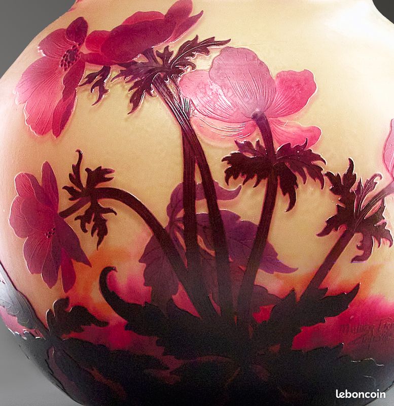 MULLER FRÈRES - vase - ART DÉCO NOUVEAU (image 8)