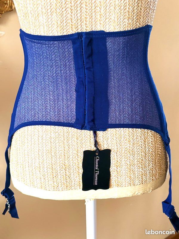 CHANTAL THOMASS BAS COUTURE PORTE JARRETELLE 15 DEN TAILLE 2 REF TT1170
