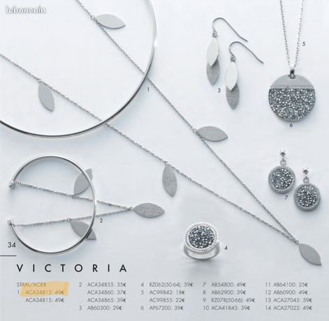 Catalogue Bijoux Victoria 2018 Collier Victoria Montres Bijoux