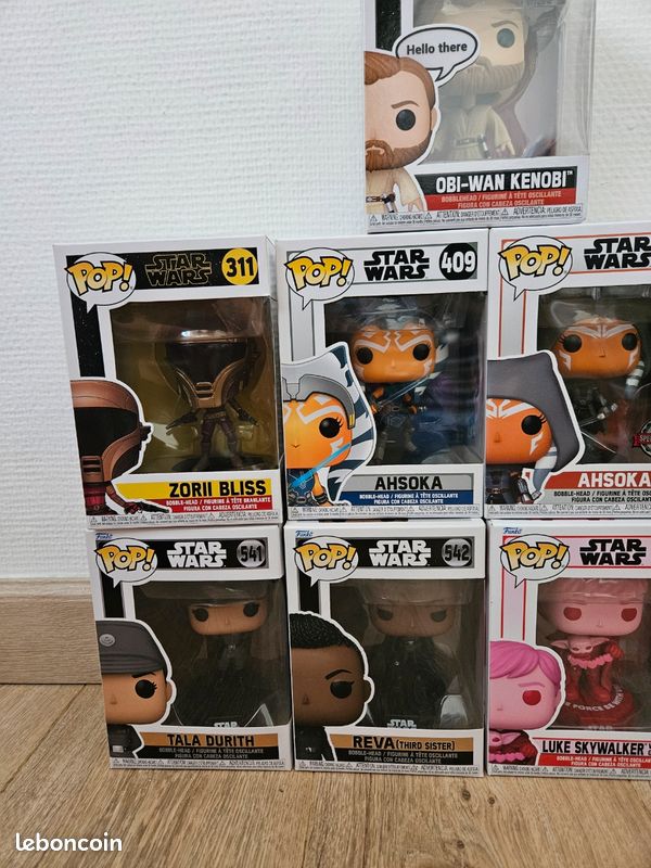 Lot de 9 funko pop Star Wars (image 2)