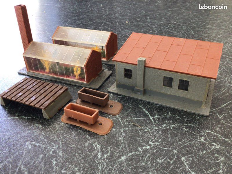 Jouef ho, ref. 720 maquette gare marchandise entrepot hangar stockage decor diorama - Collection