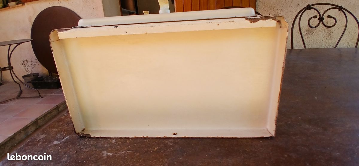 Armoire de toilette ancienne en fer (image 6)