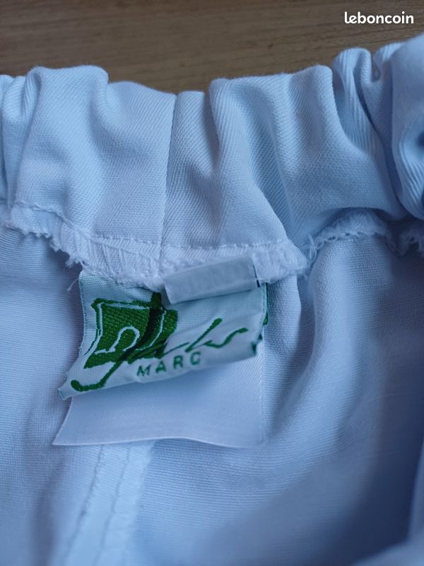 Pantalon blanc tenue professionnelle Taille 38 40 (image 3)