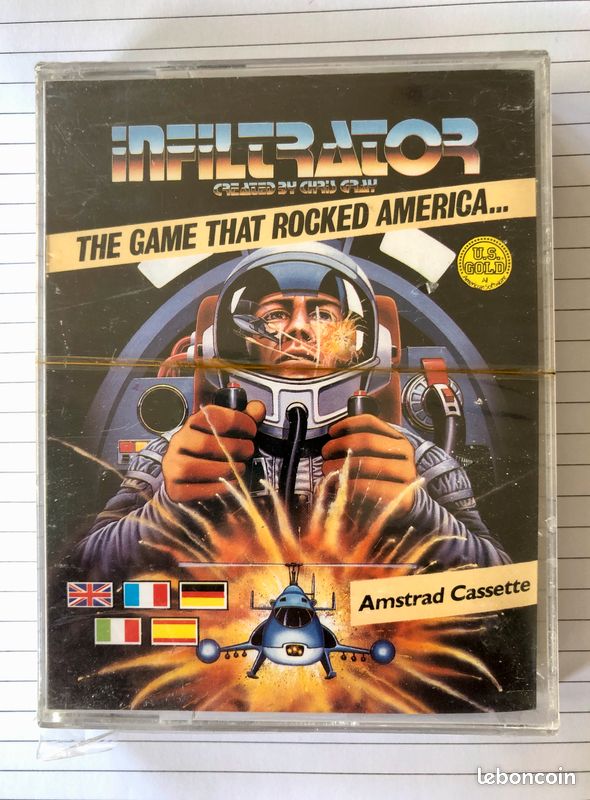 Jeu Amstrad CPC 464 - ACE OF ACES - US Gold - Action Et Aventure (bon état)