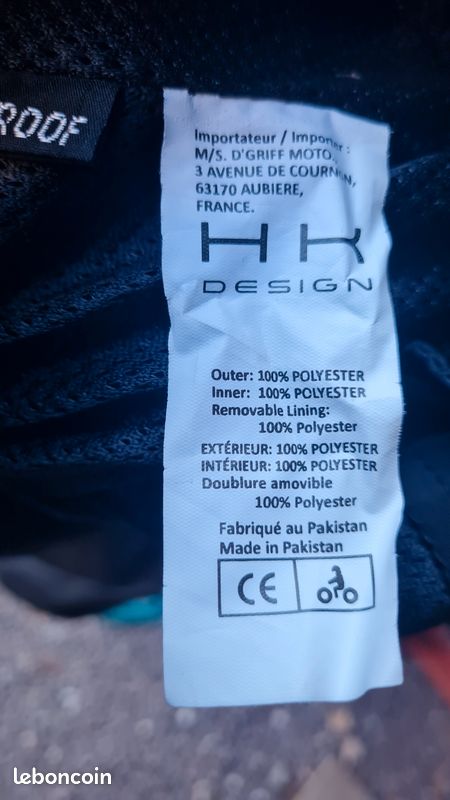 Veste moto enfant neuve (image 2)