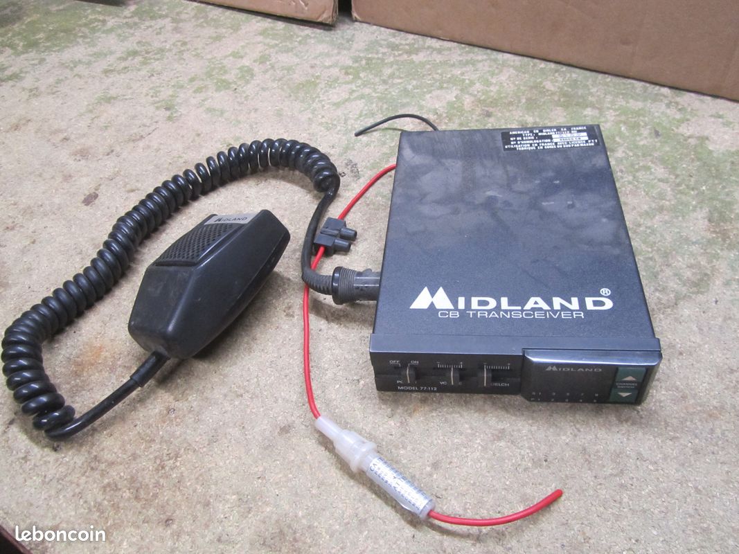 Cibi président grant black cb radio (no dirland midland ham en ance