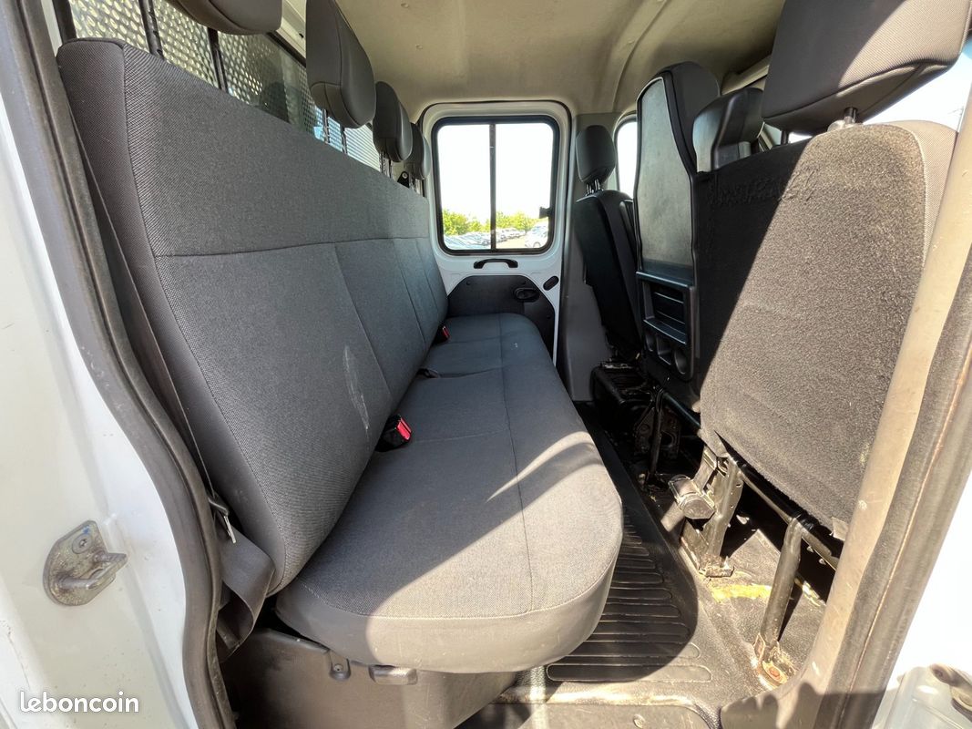 Renault MASTER III BENNE CABINE RALLONGER PLATEAU L3H1 3,5t 2.3 DCI 130CV 7 PLACES (122 000 KMS ) MOTEUR A CHAINE TVA RECUPERABLE (image 7)