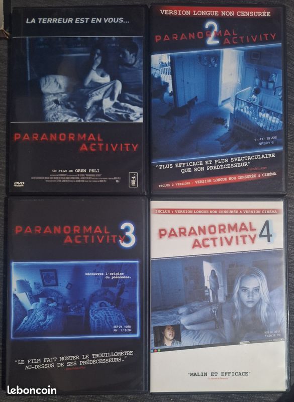 Dvd. Paranormal Activity. Quadrilogie (image 1)