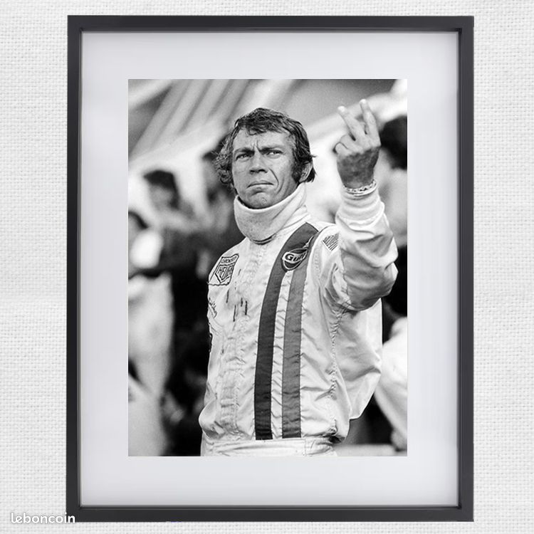 Poster Affiche Steve MCQUEEN Model Wall Art Vintage