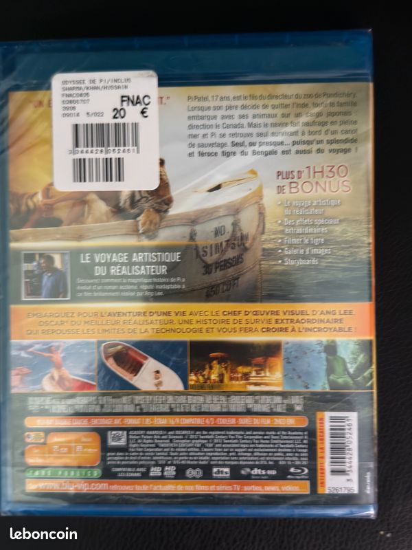 L'odyssée de pi blu-ray (image 2)