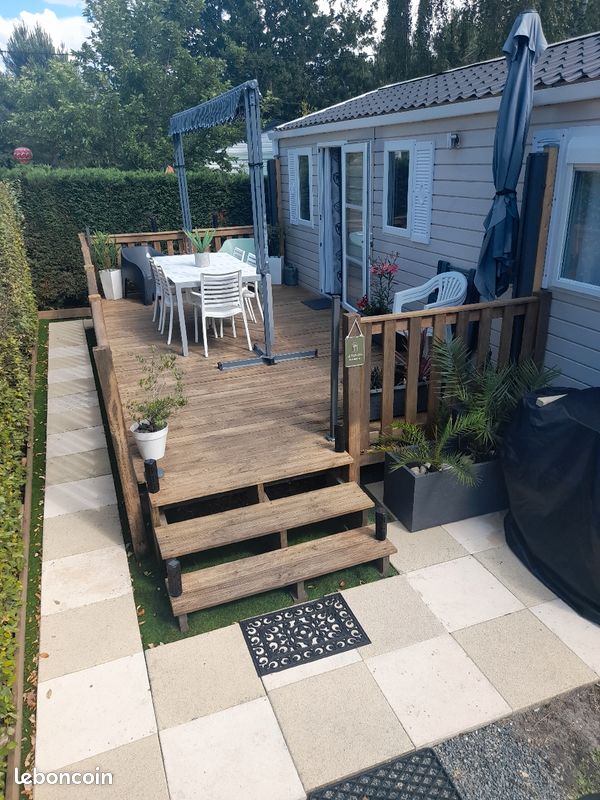 Mobilhome 6/8 pers - climatisé - location Sanguinet (image 1)