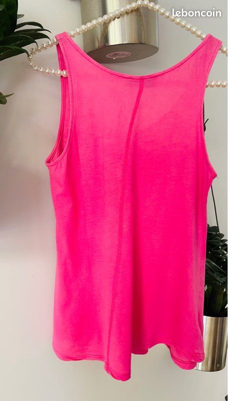 Teeshirt coton rose et strass IT HIPPIE- evaloire (image 4)