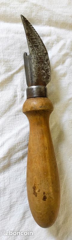 Français vintage Moulinex ouvre-boîte et coffret de couteau aiguiseur