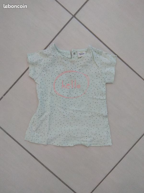 T-shirt fille 18 mois (image 7)