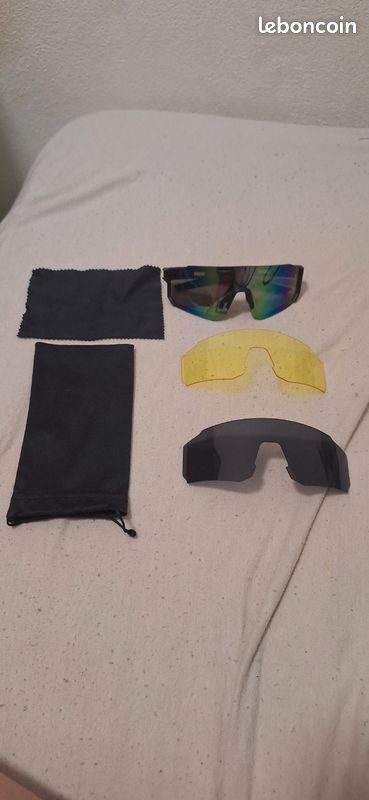 Lunettes De Vélo Polarisées UV400 – Vert, Monture Caoutchouc, Légères, Pour Homme Et Femme